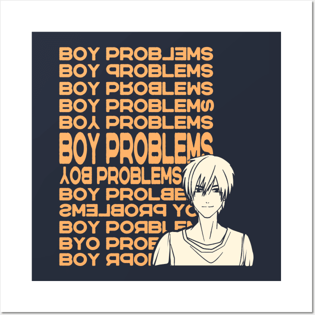 The Boy Guy Problem - Aesthetic Logo Design Wall Art by Al-loony